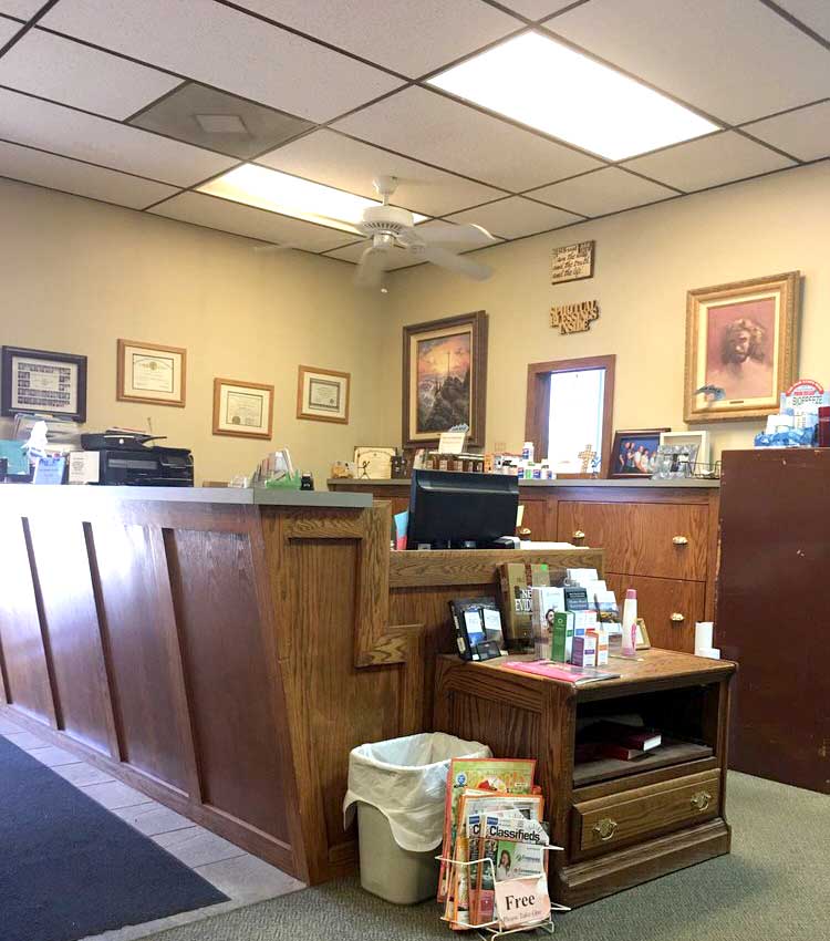 front office of McCan Chiropractic